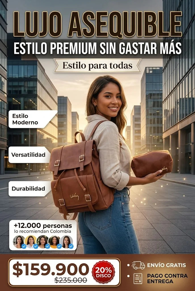 Combo Morral más cosmetiquera